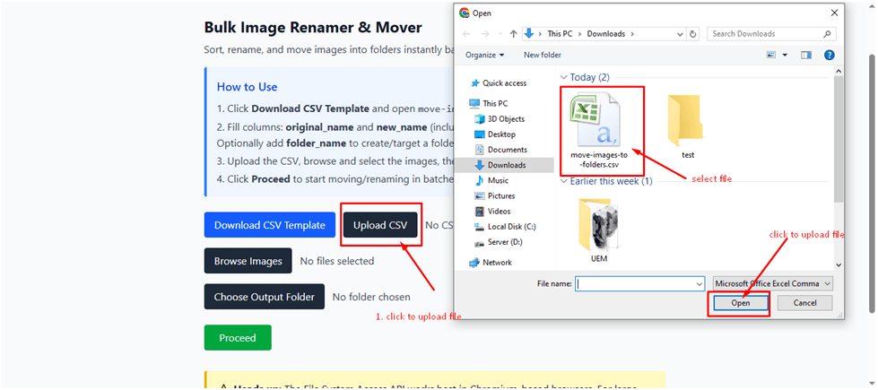 Download button screenshot