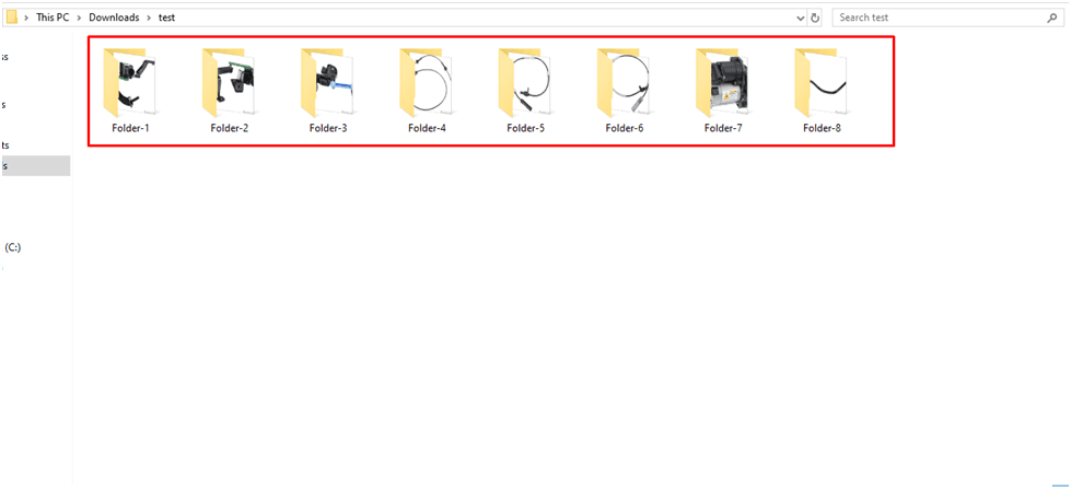 Export failed links screenshot